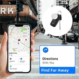 Air Tracker Tags-4 Pack Tracker Tag Work with Apple Find My (iOS 14.6 Above Only) Smart Tag Item Finders for Key, Luggage, Backpack,etc. (White, 4 Pack)