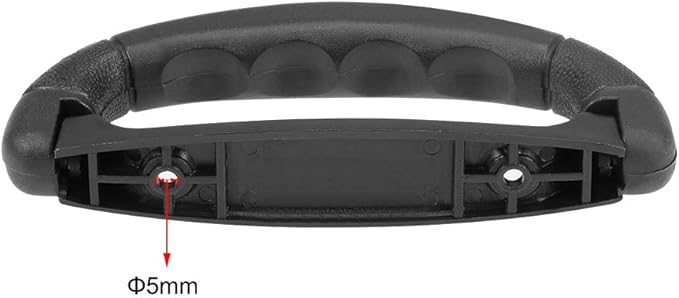 uxcell Luggage Handle Pull Plastic 6.3-Inch Length Luggage Suitcase Handle Grip Black