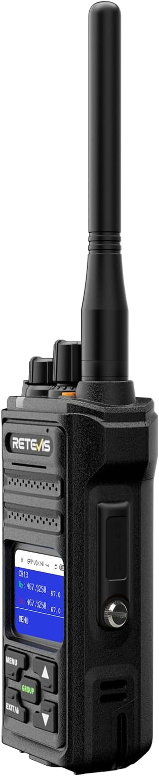 Retevis NR30S GMRS Long Range 2 Way Radio,IP67 Waterproof Two Way Radio,High Output,Professional Walkie Talkies for Emergency,Noise Canceling,2800mAh,NOAA,Group Call,for Off-Road Hunting (2 Pack)