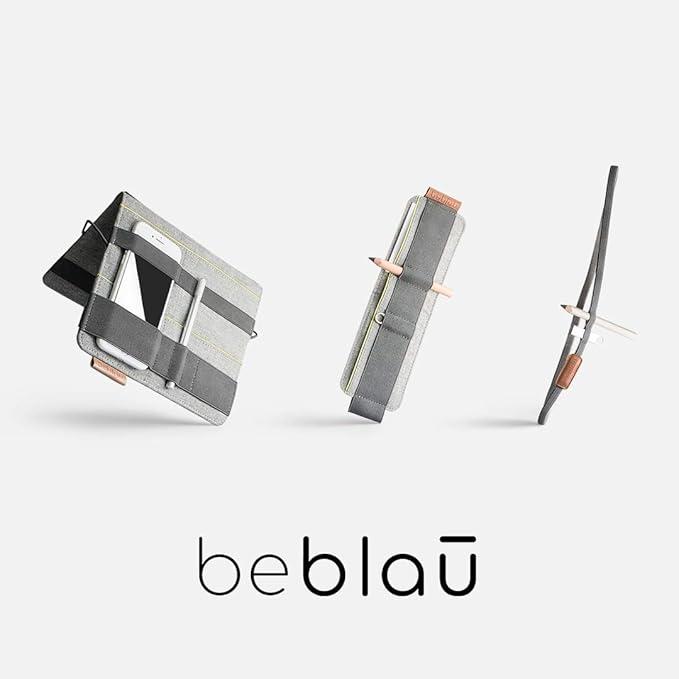 Beblau SLIM Portable Tech Organizer attachable to your laptop & notebook | Backpack & desktop organizers Office, Home & School | Working from Home Solution | Laptop accessories