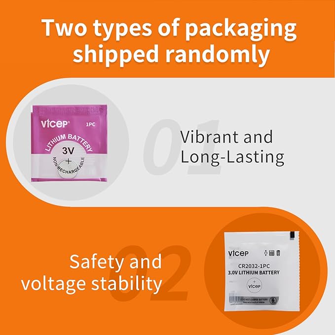 15-Pack CR2032 Lithium Battery 3V Coin Cell Compatible with Car Key Fob, Watches, Calculators, Led Lights & More, Individual Wrapped