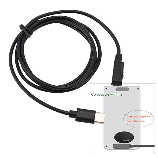 Zunate 2pcs USB C Charging Cable for Note AI Voice Recorder, Portable Magnetic Charging Replacement, 3.28ft Fast Charge Cable for Voice Recorder Charger
