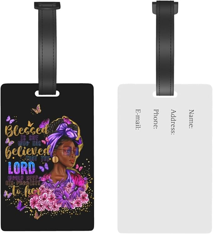 Travel Suitcase Protector African American Girl Elastic Protective Washable Luggage Cover With Concealed Zipper Suitable For 18-32 Inch(S (for 18-21 inch luggage))