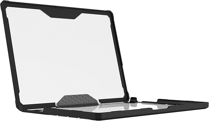 URBAN ARMOR GEAR UAG Designed for MacBook Pro 16 inch Case 2023-2024 M4 M3 Max/Pro (A2991 A3403 A3186) Rugged Lightwieght Touch ID Military Grade Dropproof Plyo Laptop Cover, Translucent Clear Ice