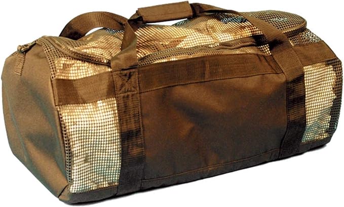 Trident Heavy Duty Extra Large Collapsible Mesh Duffel with Shoulder Strap