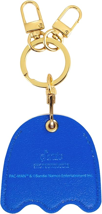 Sonix Keychain Case Compatible with Apple AirTag | Protective AirTag Cover Keychain Charm | Pac-Man Classic - Blue