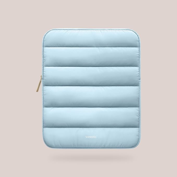 Vandel - The Original Puffy iPad Sleeve 9-11 Inch Tablet Sleeve, Blue i Pad Case for Women and Men, Cute iPad Air Pouch, 9 10 Inch, 11 Inch Bag