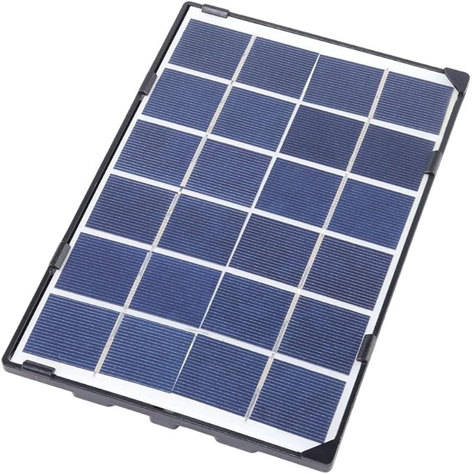 Solar Panel Charger 6W 5V Portable USB Solar Power Bank Waterproof for Mobile Devices Outdoor Lighting Water Pumps RV Boat Car Polysilicon 210x135x5mm