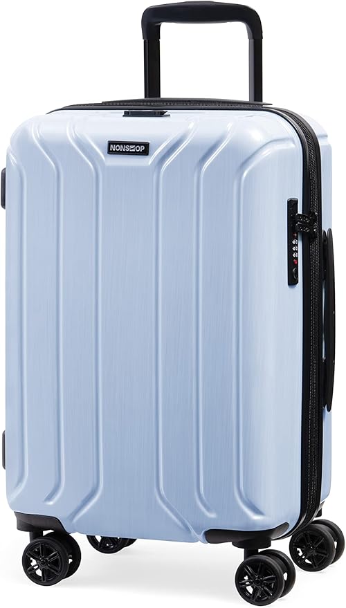 NONSTOP New York Elite Luggage Expandable Lightweight Spinner Wheels hard side shell Travel Suitcase Set, TSA Lock, Double USB Port, 3 packing cubes