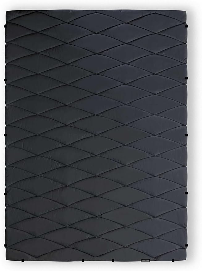 Nomadix Puffer Blanket – Water-Resistant, Eco-Friendly Insulated Blanket with Snaps for Camping, Beach, and Travel, Made from Recycled Materials