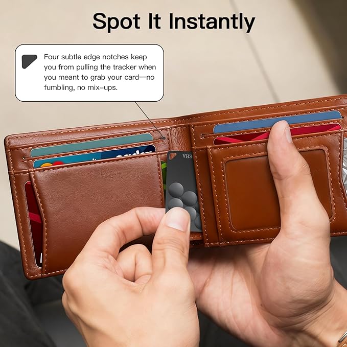 Smart Tracker with Apple Find My, Bluetooth Wallet Finder, Item Locator Tracking Device, for Keys, Wallet, Luggage, Pet, Bag