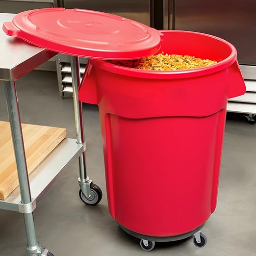 Replcament Casters for Brute Trash Bin Dolly Set of 10, 3-Inch Trash Can Dolly Replacement Wheels(375LBS-2)