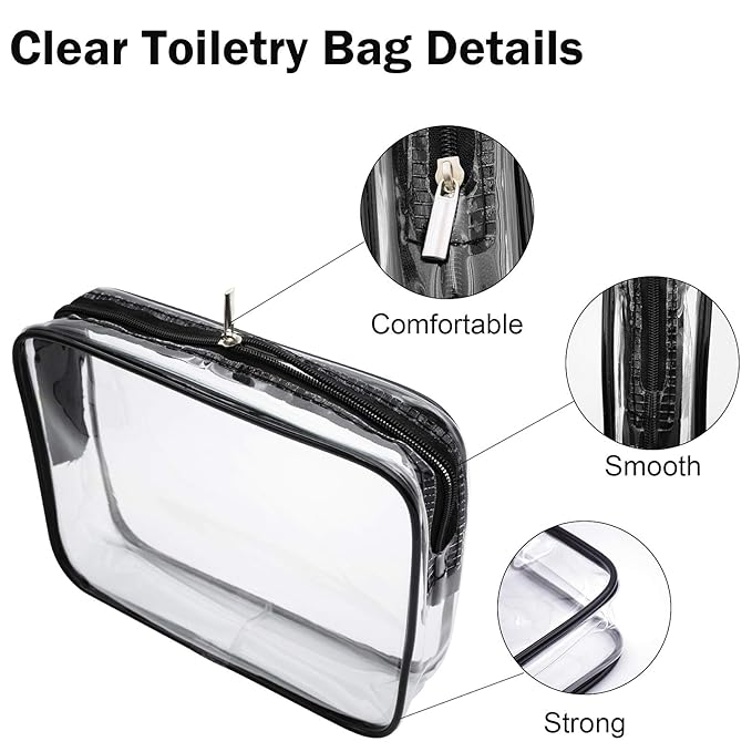 Cosywell Travel Size Bottles for Toiletries 13 Pack TSA Approved Toiletry Bottles Leak Proof Travel Kit for Women Men TSA Clear Toiletry Bag Shampoo Lotion Skincare Cosmetic Container(Brown)
