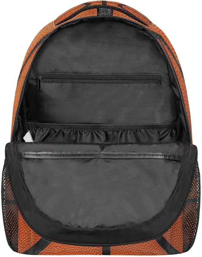 Art Basketball Skin Backpack for Women Men Kids 16 Inch Laptop Backpack Lightweight Travel Backpack Purse Casual Daypack School Backpacks for Girls Boys