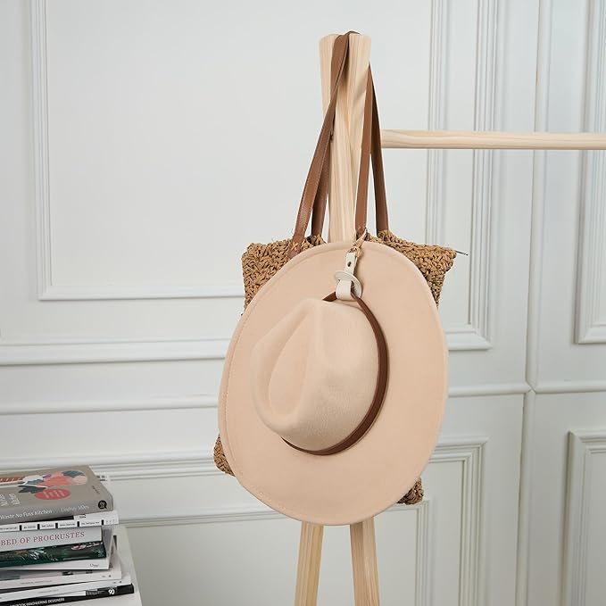 BAREFOOT CARIBOU Hat Clip for Travel, Hands-Free Bag, Backpack, Purse, and Hiking Gear Clip-on Holder Strap for Baseball, Snapback, and Ponytail Caps