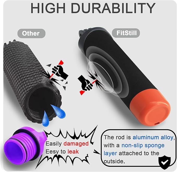 FitStill Floaty Soft Foam Case&Floating Hand Grip Stick Set for Go Pro Hero 13/12/11/10/9 Black,Snorkeling Surfing,Wakeboarding Protective Cage housing Shell Cover Action Camera Accessories Kit