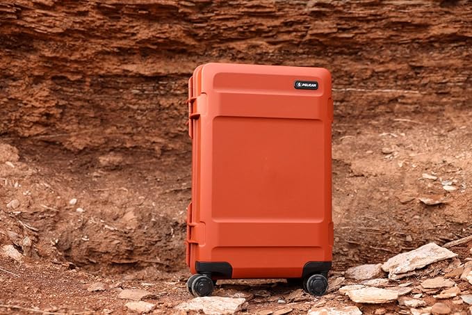 Pelican ATX 25 Inch Hard-Side Medium Size Check-In Luggage Suitcase (Clay)