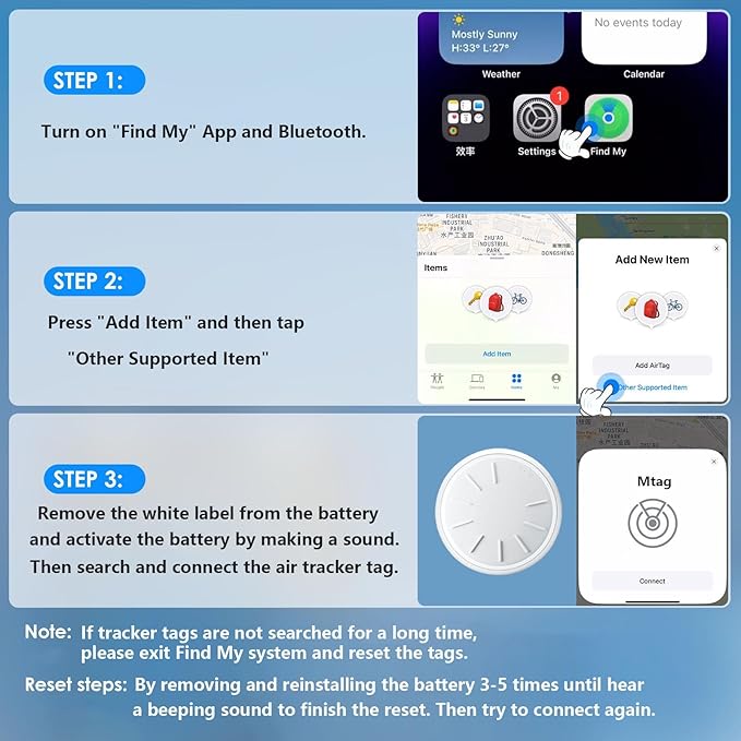 GPS Tracker for Vehicles,Car Tracker Work with Apple Find My(iOS Only),Item Finder Wordwide Positioning Unlimited Distance for Car,Kids,Luggage,Real Time Car Tracker with Magnetic Case (Black,2PCS)