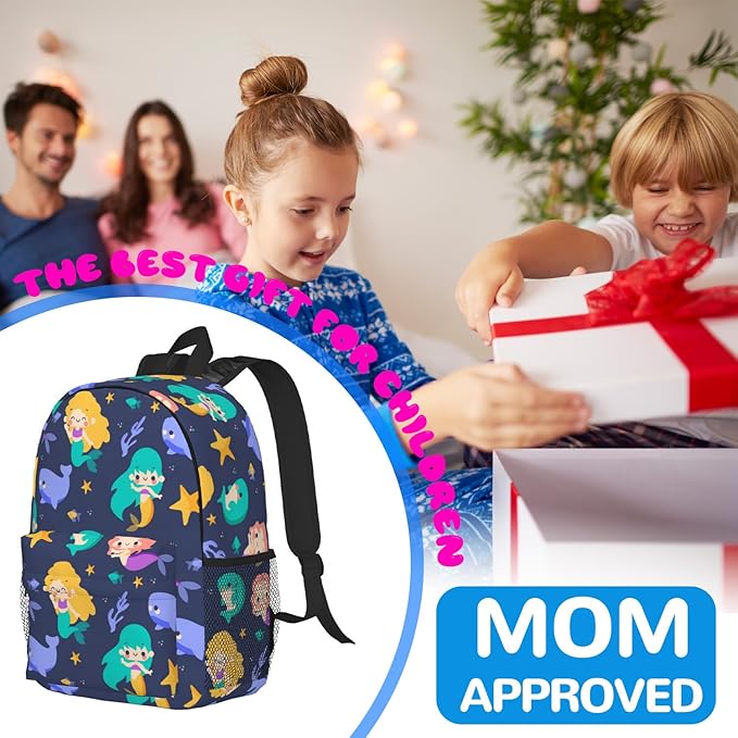 Kids Backpack for School Elementary Lightweight Cute Students Bookbag for Teens Boys Girls School Bag