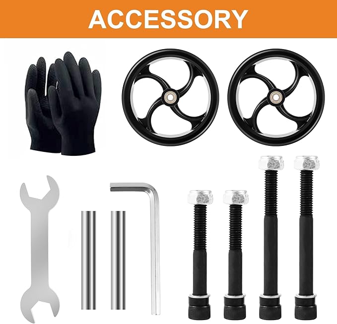 2 PCS 7-Inch Walker Replacement Wheelchair Wheels - Eco-Friendly Rubber Material, Wear-Resistant PU Tires, Anti-Slip, Durable ABS Wheels (7-Inch 2 PCS)