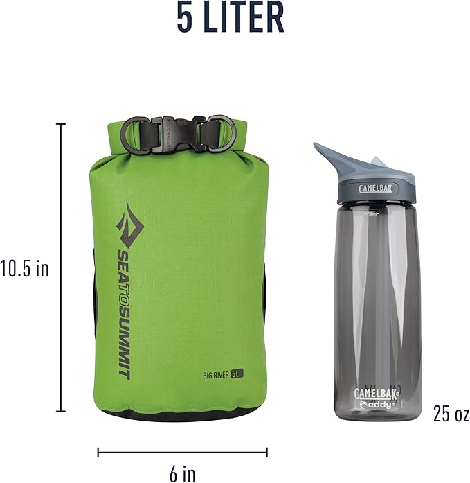 Sea to Summit Big River Dry Bag, Ultra-Durable Roll-Top Dry Storage