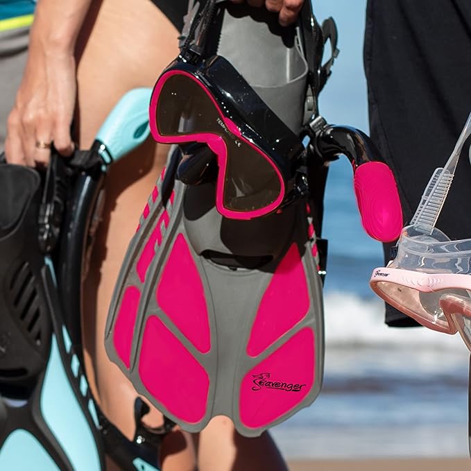 Seavenger Aviator Snorkeling Set with Gear Bag