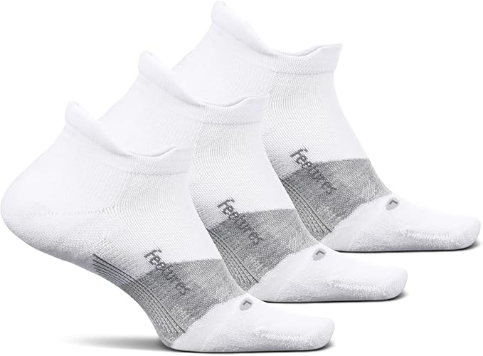 Feetures Elite Golf Max Cushion Tab Ankle Socks - Sport Sock with Targeted Compression