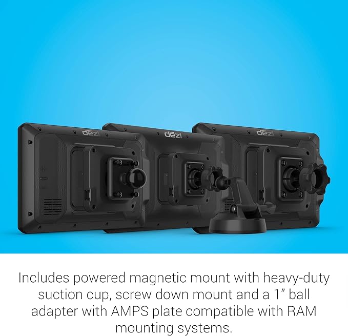 Garmin dēzl OTR1000 (Renewed), 10-inch GPS Truck Navigator, Easy-to-read Touchscreen Display, Custom Truck Routing and Load-to-dock Guidance