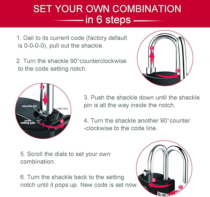 ZHEGE Luggage Lock for Train 4 Pack, 1 Cable (30 Inch), TSA Approved Travel Cable Lock for Backpack, Suitcase, School Gym Locker (4 Pack, Black)