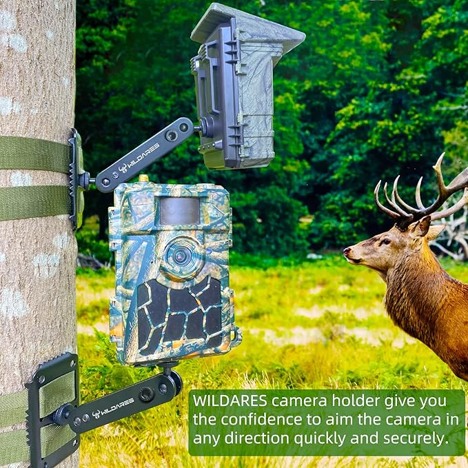 1" x 6.6' Trail Cam Strap,1800 lbs Heavy-Duty Trail Camera Straps, Game Camera Strap,Tree Belts,Durable Nylon Fiber,Long-Lasting Alloy Buckle,Pack of 6