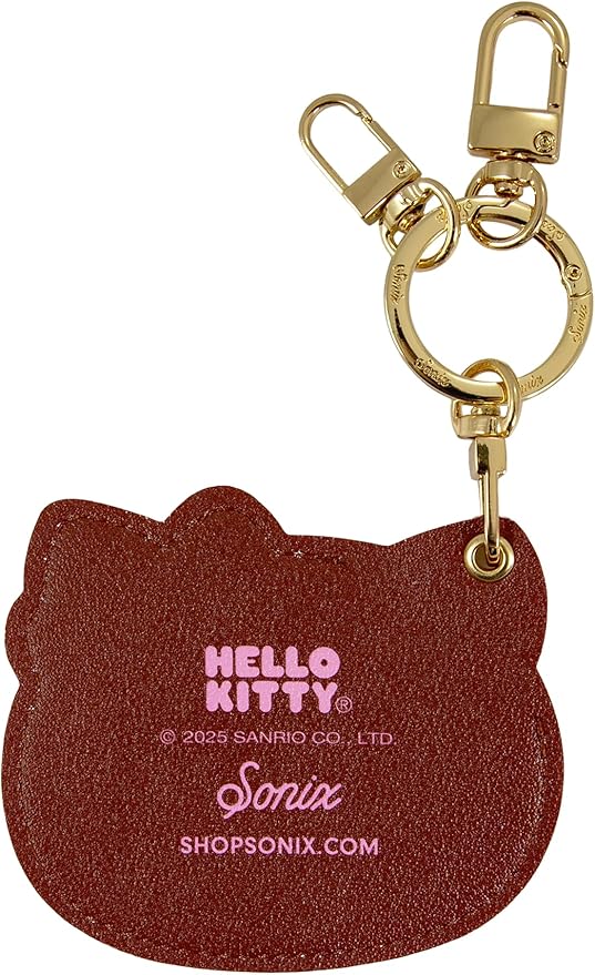 Sonix Keychain Case Compatible with Apple AirTag | Protective AirTag Cover Keychain Charm | Hello Kitty Light Pink