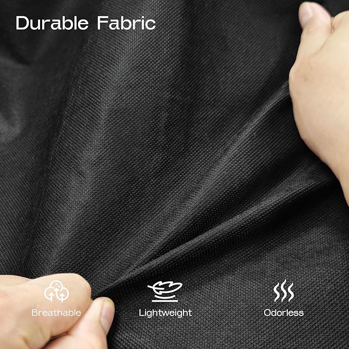 2 Pack Garment Bags for Travel Suit Bags, Dress Bags, Garment Bags for Hanging Clothes with Pockets Men's Suit Holder for Shirts, Coats, Dresses (Black, 2Pack 60")