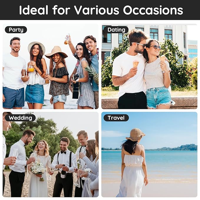 Segbeauty Glass Perfume Spray Bottle, 5 Pack of 20ML Mini Travel Atomizer Sprayer for Perfume, Empty Press Pump Bottle Refillable Cologne Dispenser Perfume Bottles Scent Sample Case Travel Must Have