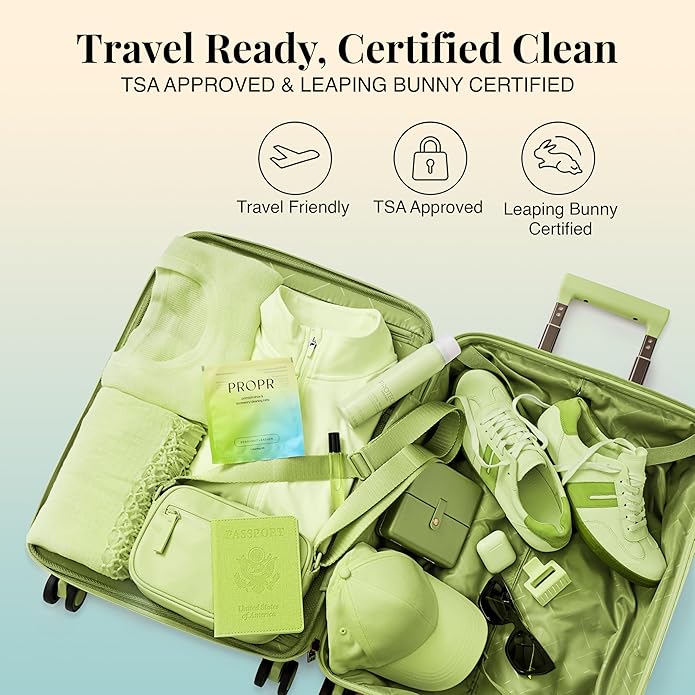 PROPR Premium Petal Design Shoe Cleaning Mitt (5 Pack) – Leather Handbag & Travel Shoe Cleaner Mitts with Bergamot Scent – Non-Toxic Individually Wrapped Double Sided Boot Cleaning Mitts
