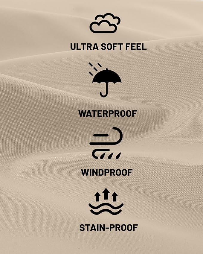 Men's Rain Jacket with Hooded Waterproof Lightweight Packable Long Raincoat Poncho for Women Adults