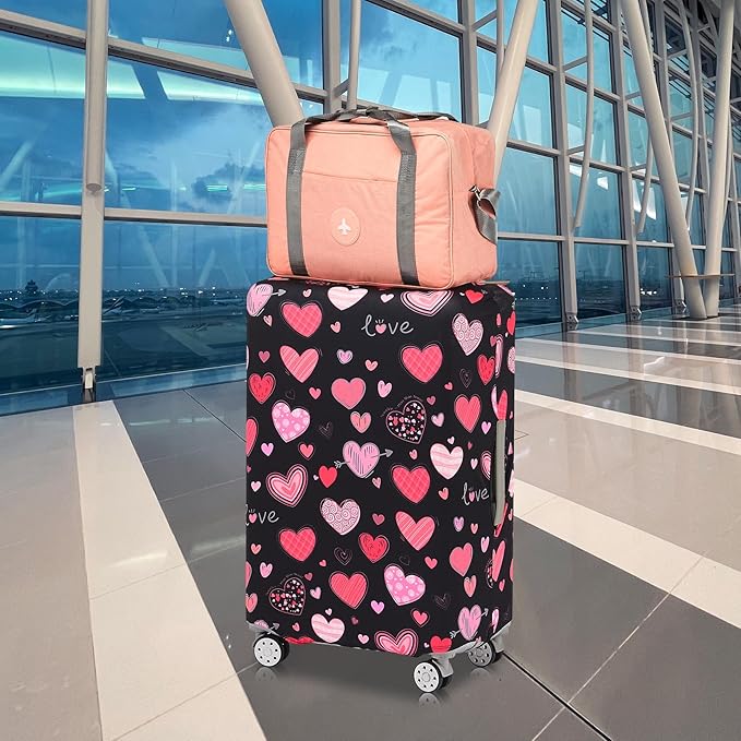 TRAVELKIN more than travel Luggage Covers For Suitcase Tsa Approved,Suitcase Cover Protector Fit 18-32 Inch Luggage