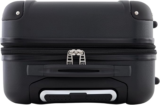 Travelers Club Chicago Hardside Expandable Spinner Luggage, Black, 20" Carry-On