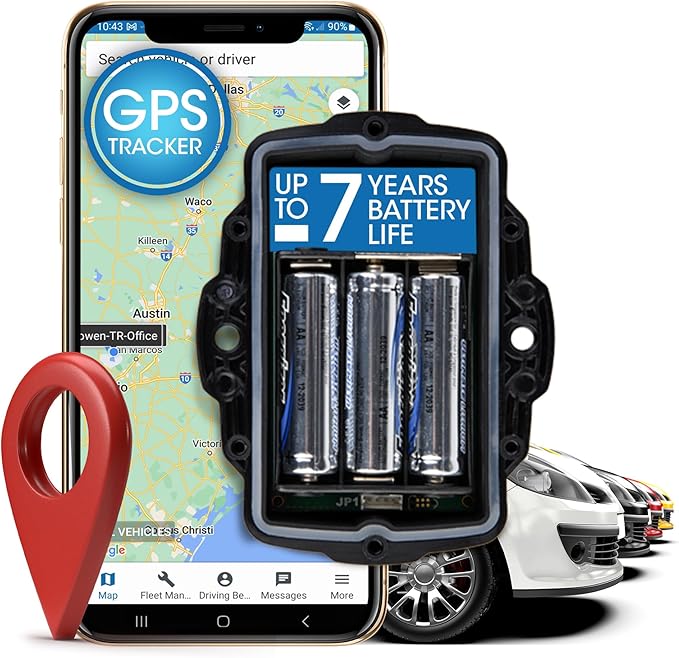 Lonestar Tracking Oyster3 Hidden GPS Tracker – 4G & 5G Waterproof Vehicle & Trailer Tracker – Anti-Theft Car, Long Battery Life, Multi-GNSS Precision, Geofence & Recovery Mode Real-Time Asset Tracking