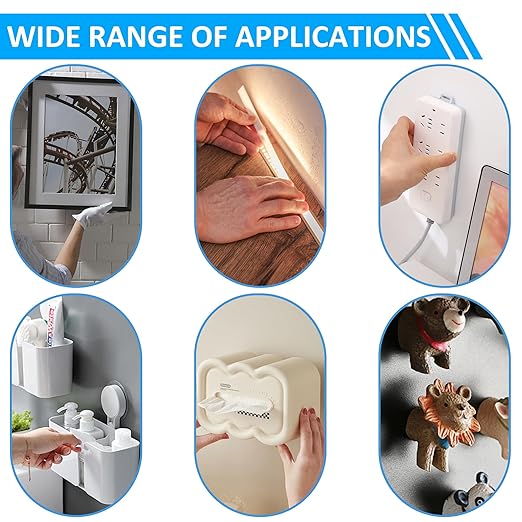 3M 1600T Double Sided Tape, PE Foam Tape 1" x 18 Ft White Removable Strong Adhesive No Residue for RV Picture Hanging, Posters Frames Wall Decor Indoor & Outdoor Use