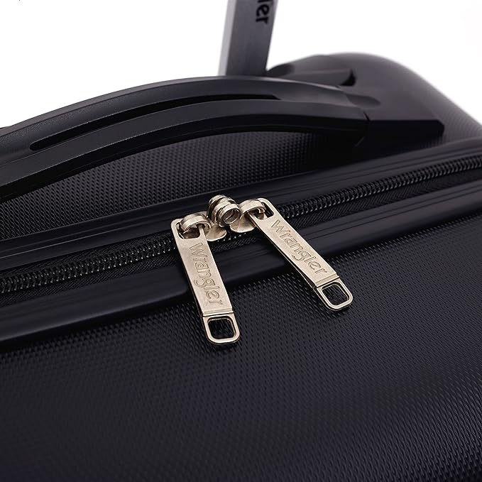 Wrangler 20" Spinner Carry-On Luggage, Black