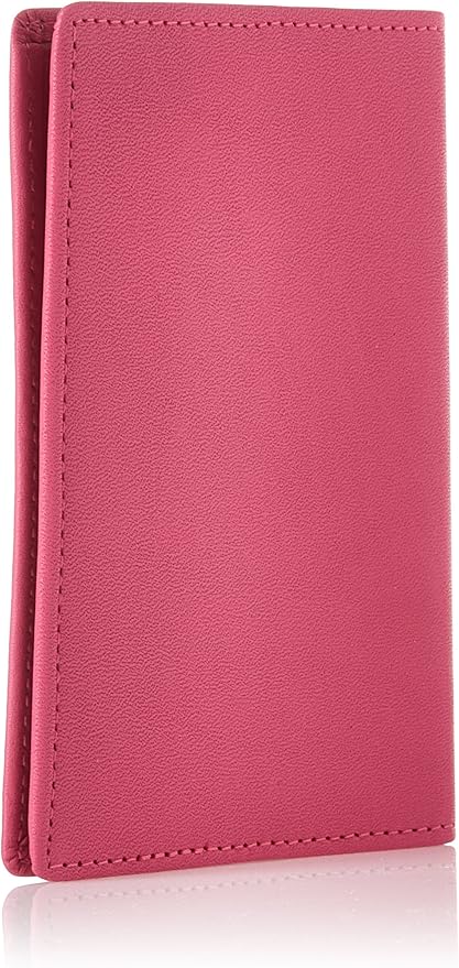 Royce Leather Rfid Blocking Passport Travel Document Organizer In Genuine Leather Packing Organizer, Pink 2