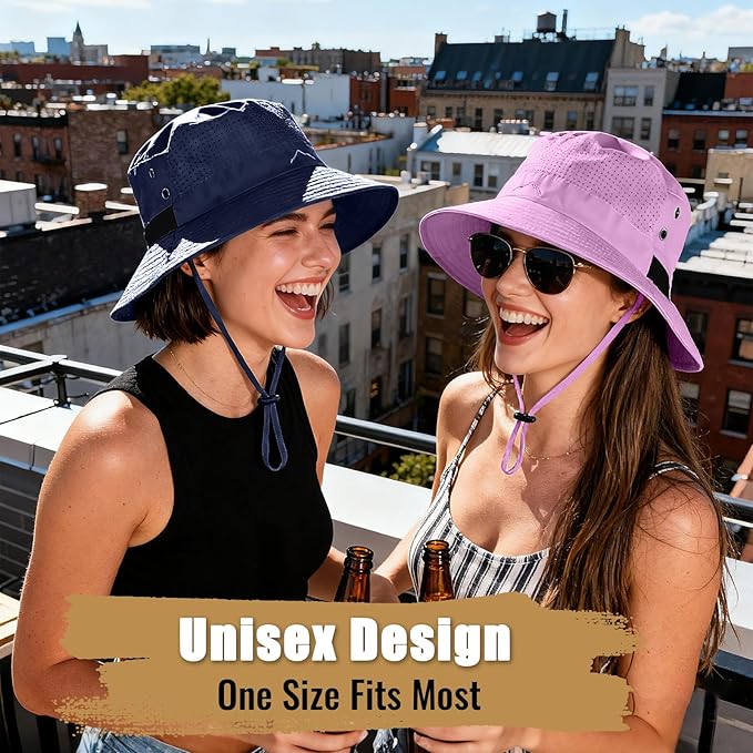 Sun Bucket Hat for Men Women Fishing Beach Safari Hats for Golf Hiking Hunting Outdoor UPF 50+