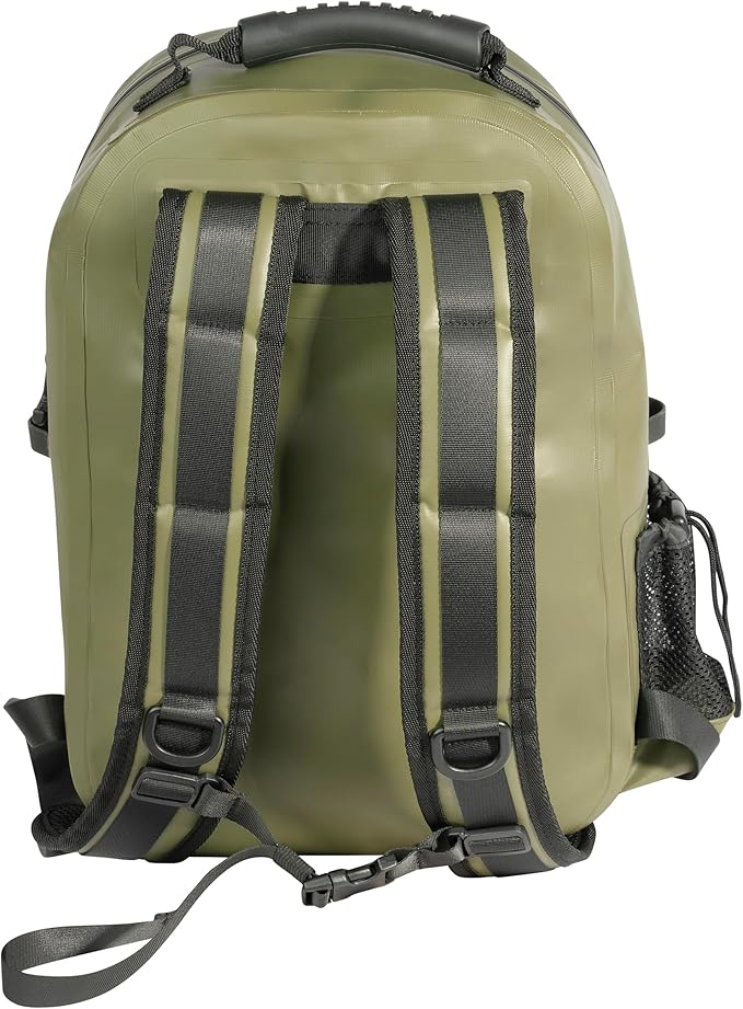 Rothco Waveguard Waterproof Backpack – Dry Storage Bag Hiking Boating Kayaking Canoeing Travel Beach Sack - Olive Drab