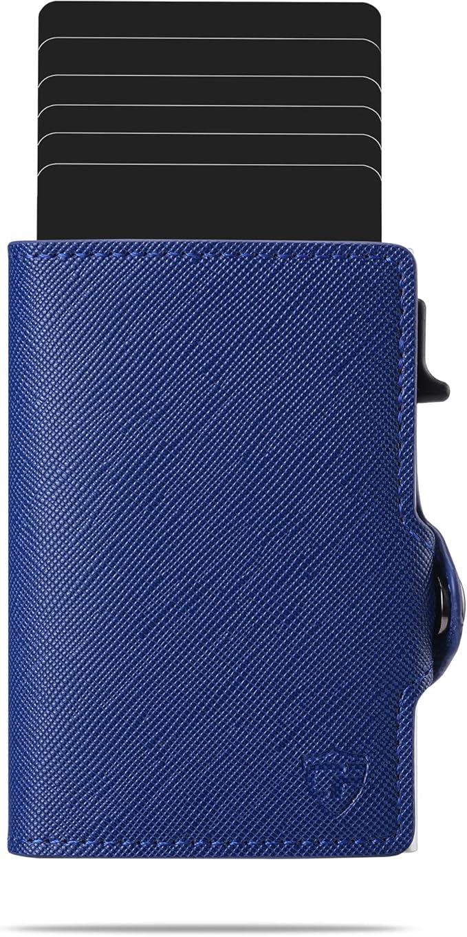 Conceal Plus Small RFID Wallet for Women, Slim Compact RFID Blocking Credit Card Holder Womens Wallet, Smart Pop Up Minimalist Card Case, Holds 4-6 Standard Cards Plus Cash & ID, Compact Travel Wallet
