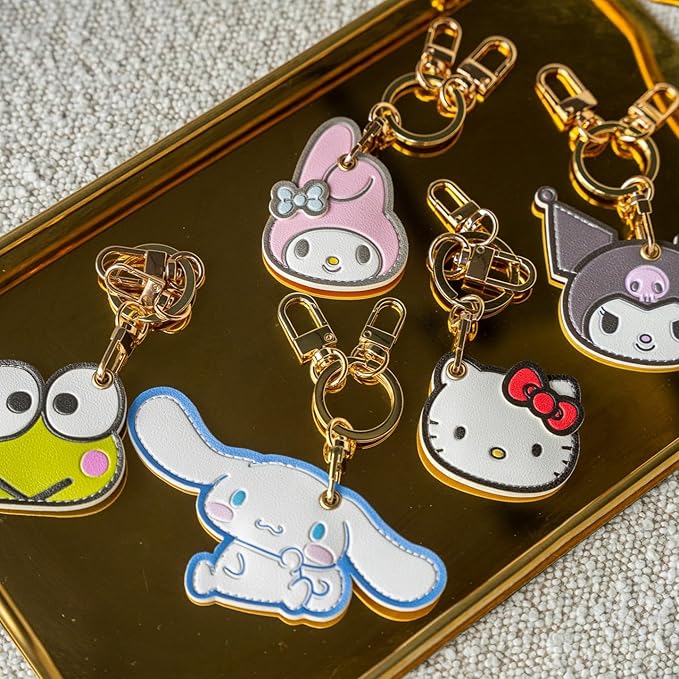 Sonix x Sanrio Character Keychain Case Compatible with Apple AirTag | Protective AirTag Cover Keychain | Cinnamoroll