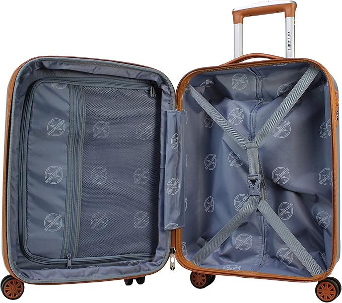 Classique Lightweight Spinner 2-piece Carry-On Luggage Set - Rose Gold
