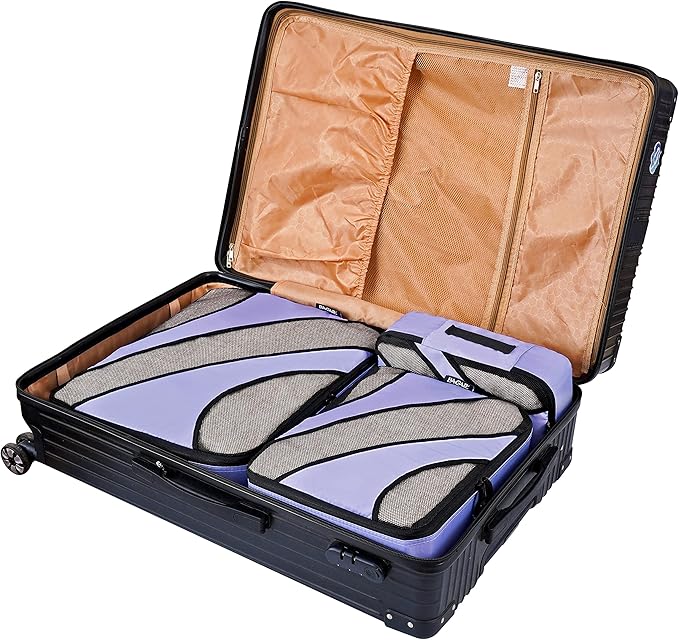 BAGAIL 6 Set Packing Cubes,Travel Luggage Packing Organizers