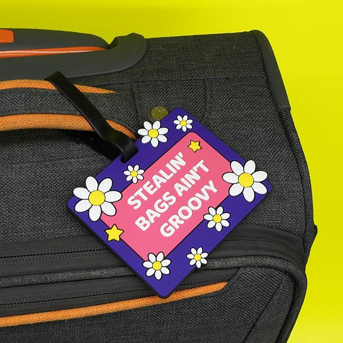 Funny Luggage Tag – Hilarious Travel ID Tag with Sarcastic Saying – Durable & Easy to Spot Suitcase Tag for Men, Women, Frequent Flyers, or Gag Gift for Travelers - Stealin Bags