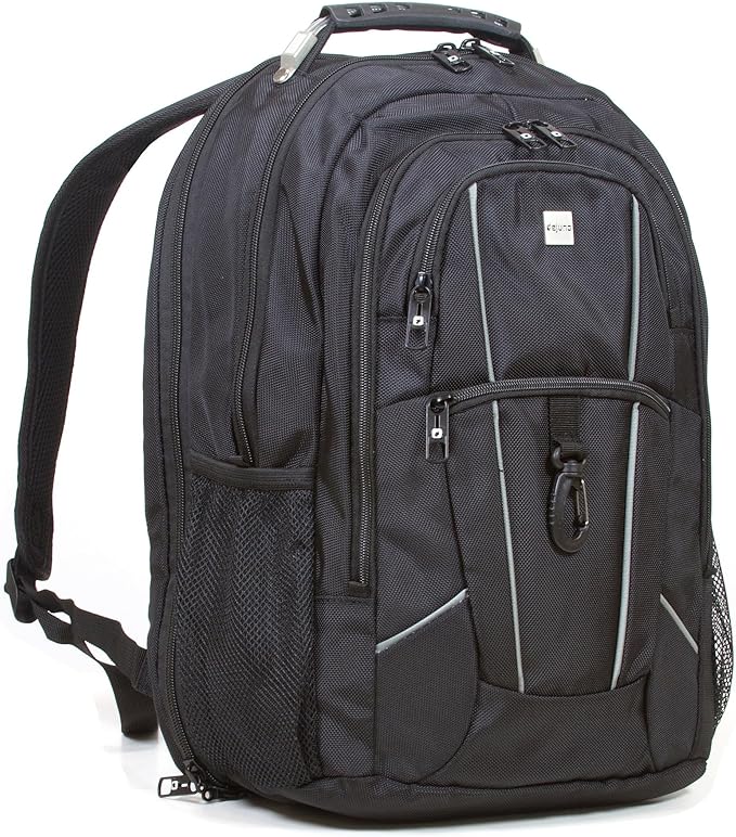 World Traveler Dejuno Tonal Ultimate Travel Combo Spinner Carry-On & Laptop Backpack 2-Piece Luggage Set - Matcha (20" Carry-On & 19" Backpack)