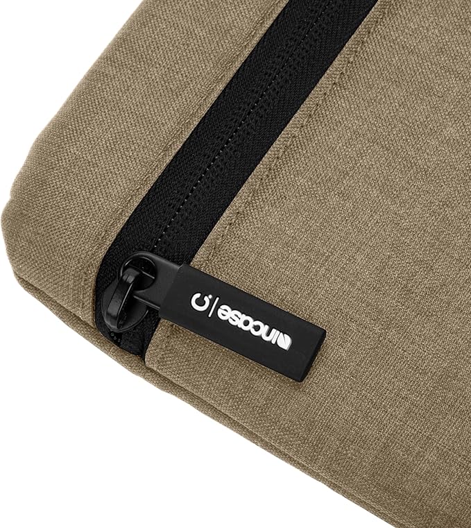 Incase 13-inch Laptop Carry Zip Sleeve - Sea Blue, Polyester, Protecting Laptops During Travel or Transport, Cover for Laptops (Dark Taupe)